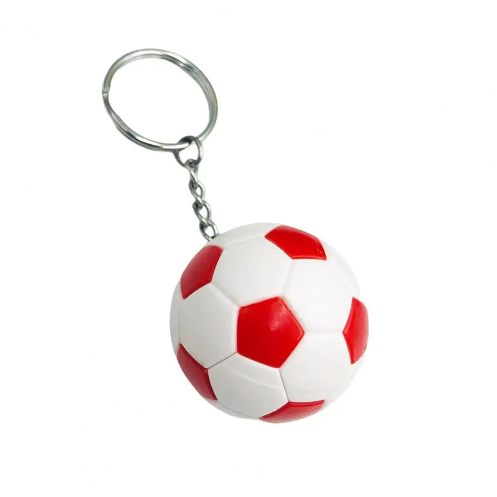 Football Key Chain Three dimensional Football Key Holder Souvenir Gifts Mini Soccer Key Pendant Sports Ornament for