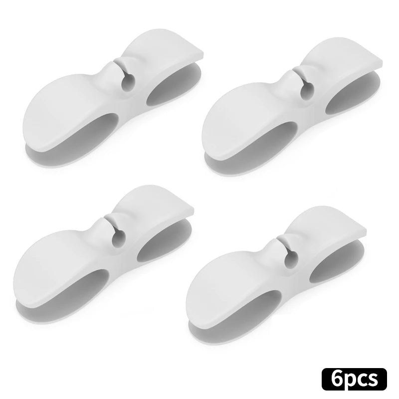 Cabinet Door & Countertop Cord Organizer | Heavy-Duty Adhesive Wire Plug Holder for Microwave Rice Cooker Appliance Storage