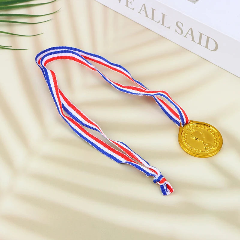 Crown Gold Silver Bronze Award Medal Reward Football Competition Prizes Award Medal For Souvenir Gift Outdoor Sport Kids Toys