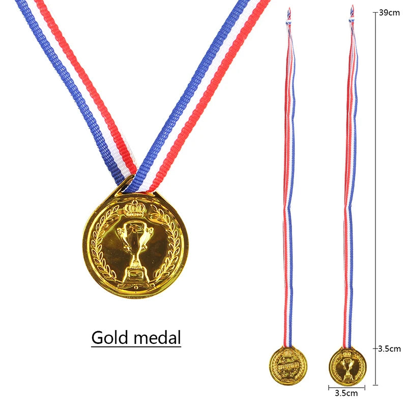 Gold Silver Bronze Award Medal Winner Reward Football Competition Prizes Award Medal For Souvenir Gift Outdoor Sport Kids Toys