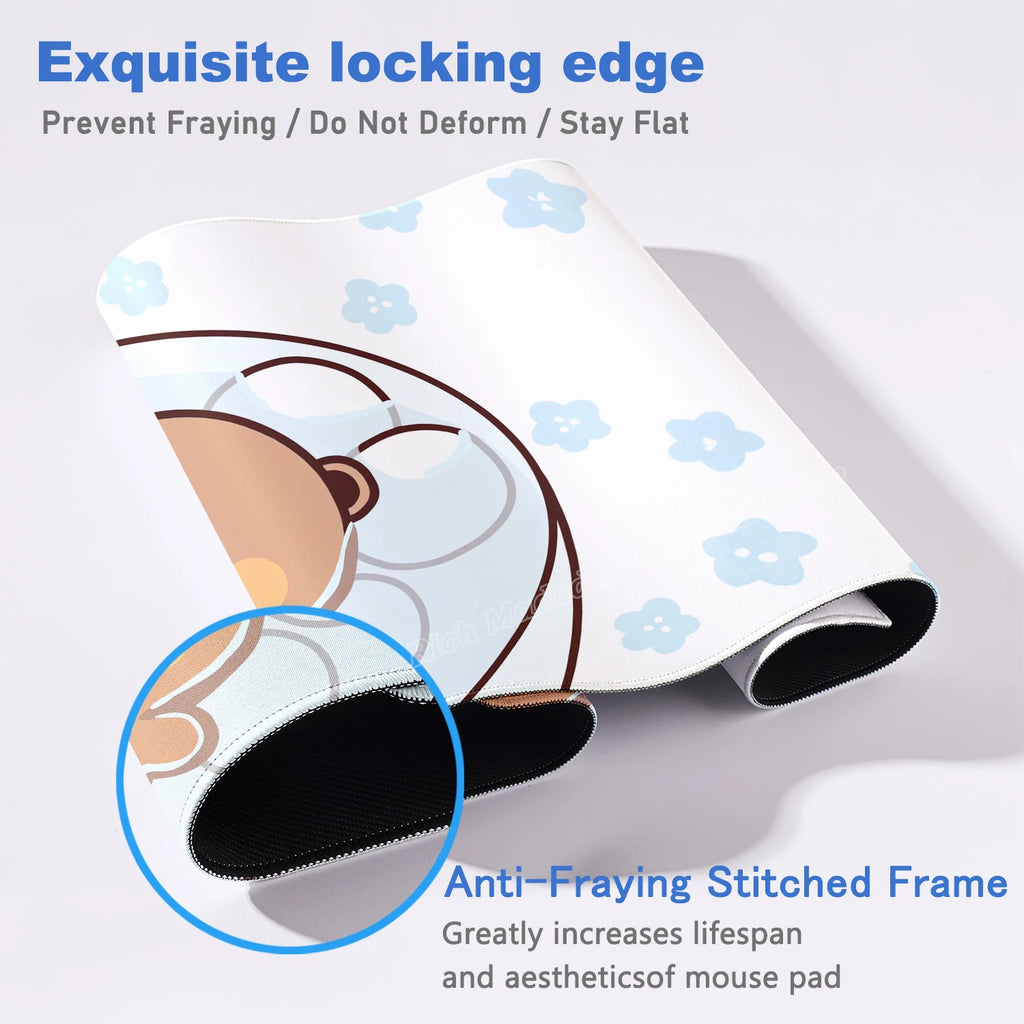 Cartoon Bubu Dudu Cute Deskmat Xxl Gamer Mouse Pad Anime Computer Table Mat Pc Accessories Mousepad Large Mats Office Mause Pads