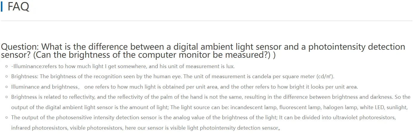 M5Stack Official Light Sensor Unit with Photo-resistance