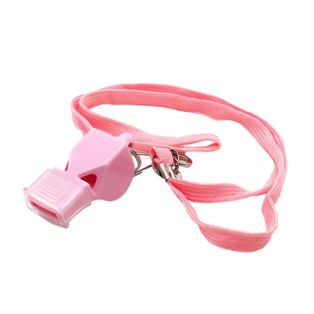 Loud Pea-shaped Whistle 120 Decibel Whistle Professional Sports Whistle Set with Lanyard Mouth Grip for Coaches Referees
