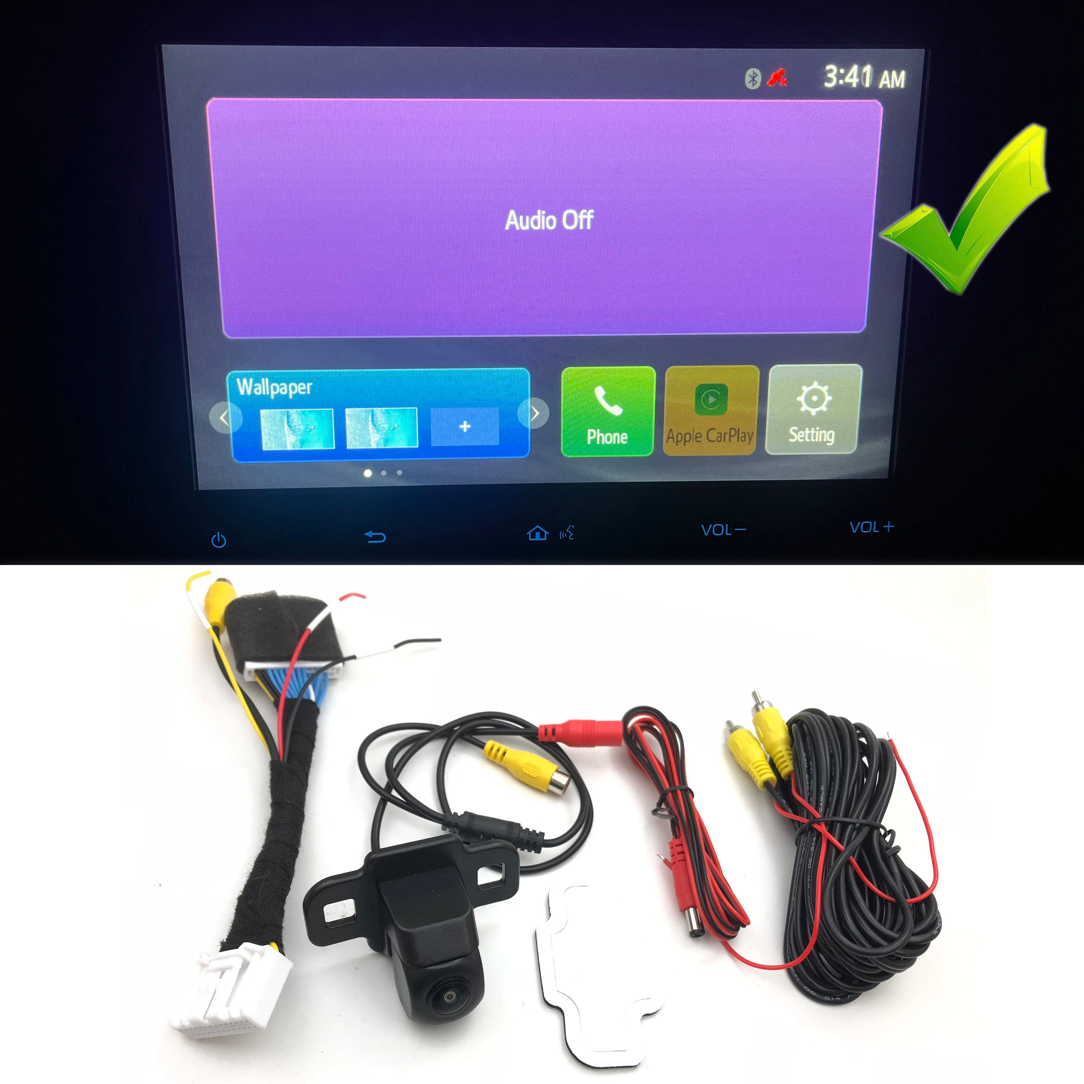VKAUTO Backup Camera for Toyota RAV4 2018–2024 (CCD Night Vision)