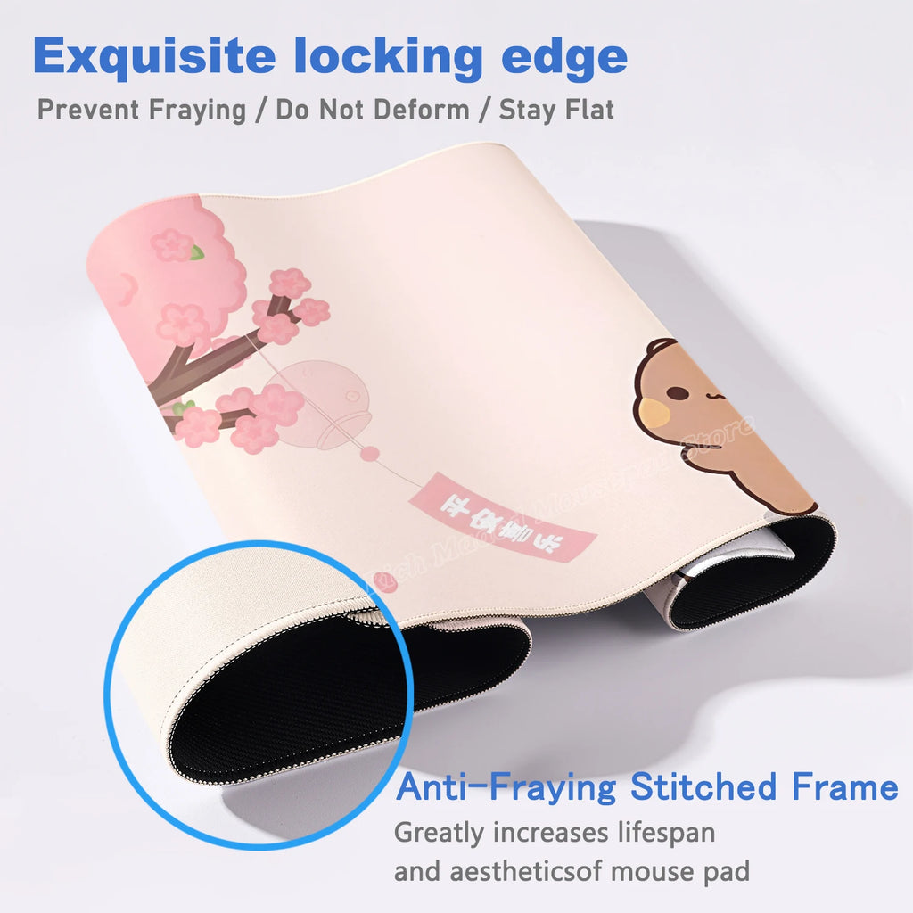 Cartoon Bubu Dudu Cute Deskmat Xxl Gamer Mouse Pad Anime Computer Table Mat Pc Accessories Mousepad Large Mats Office Mause Pads