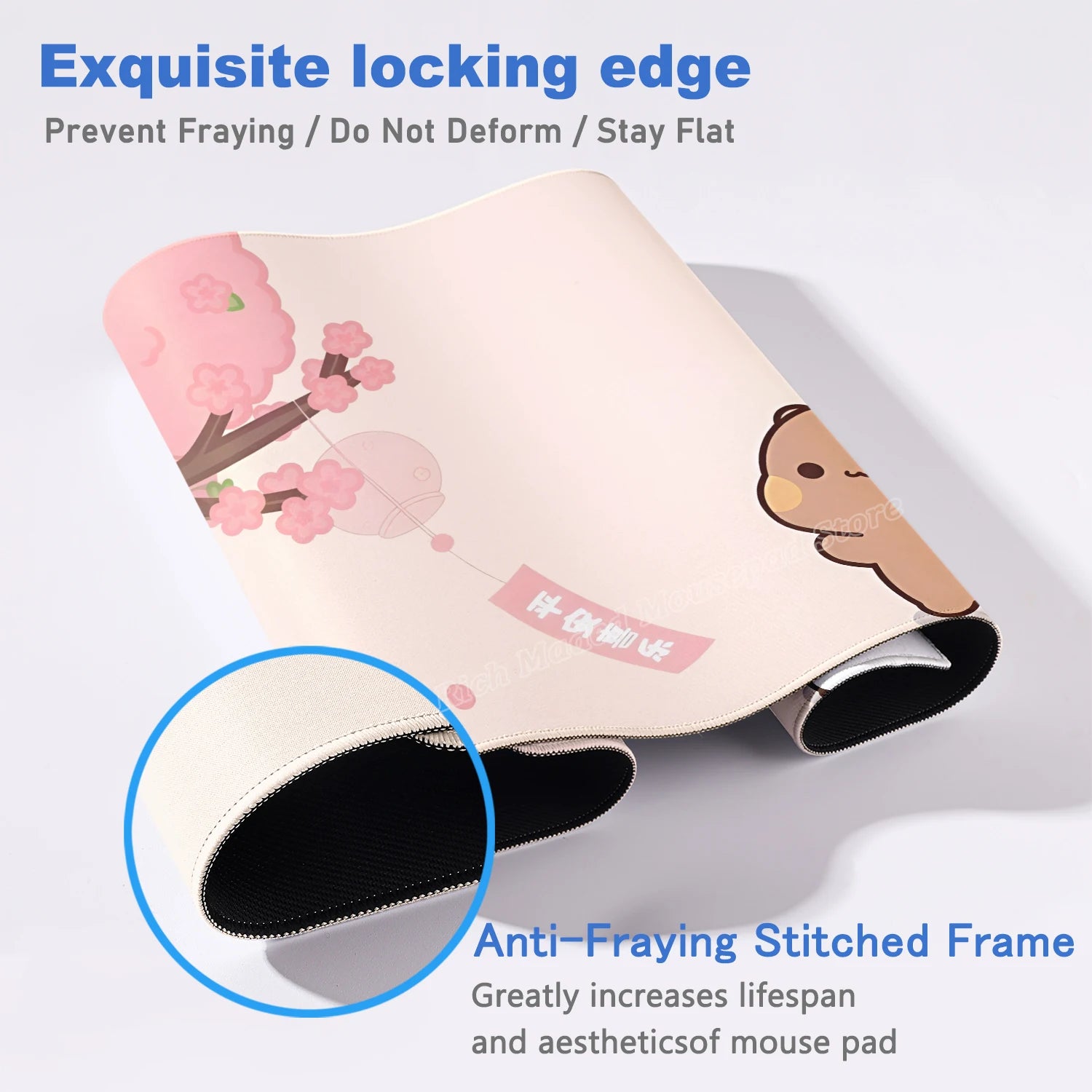 Cartoon Bubu Dudu Cute Deskmat Xxl Gamer Mouse Pad Anime Computer Table Mat Pc Accessories Mousepad Large Mats Office Mause Pads