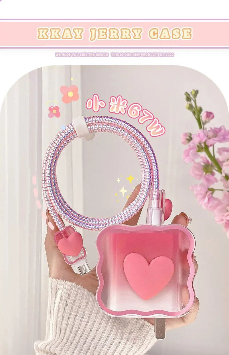 For Xiaomi 33W Data Cable Protective Cover Note/11/12/13/pro/k60/k50 Redmi Charger Head Protective Cable Cover Case