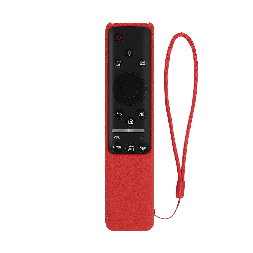 BN59-01312B Silicone Cover Fit for Samsung TV Voice Remote Control Case BN59-01312H BN59-01312F BN59-01312M RMCSPR1B Shockproof