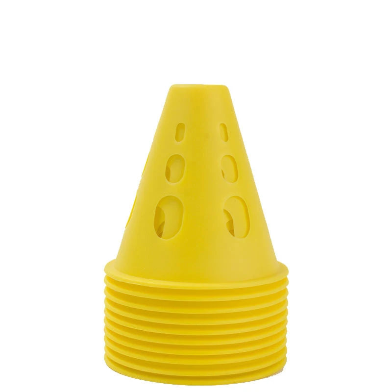 1pcs Marking Training Road Cone Roller Skating Piles Portable Multifunctional Skates Roadblocks Soccer Training Obstacles Props