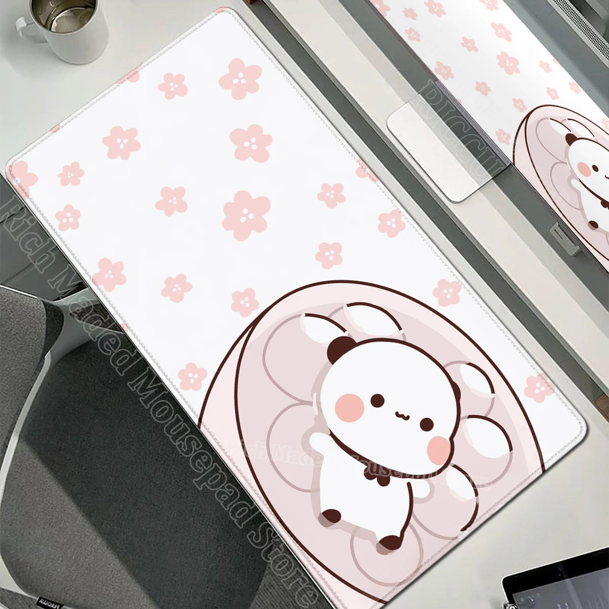 Cartoon Bubu Dudu Cute Deskmat Xxl Gamer Mouse Pad Anime Computer Table Mat Pc Accessories Mousepad Large Mats Office Mause Pads