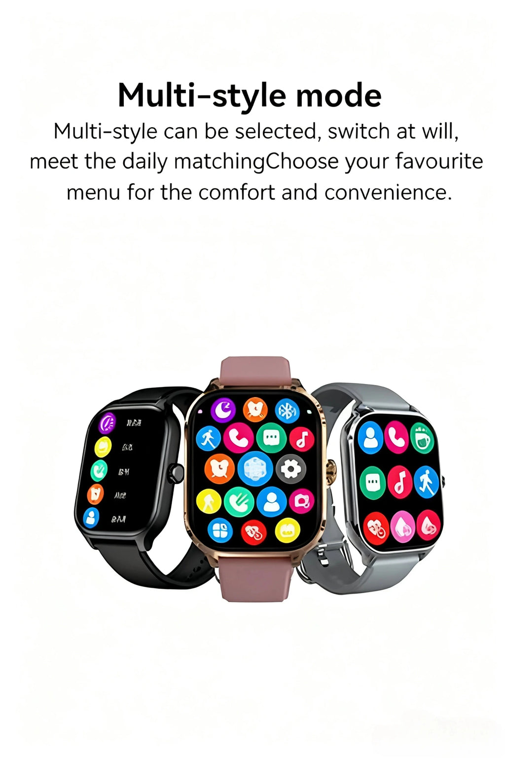 HOMEFISH H9 Intelligent Watch Bluetooth Call Remote Photography Sleep Monitoring Multiple Sports Modes Heart Rate Blood