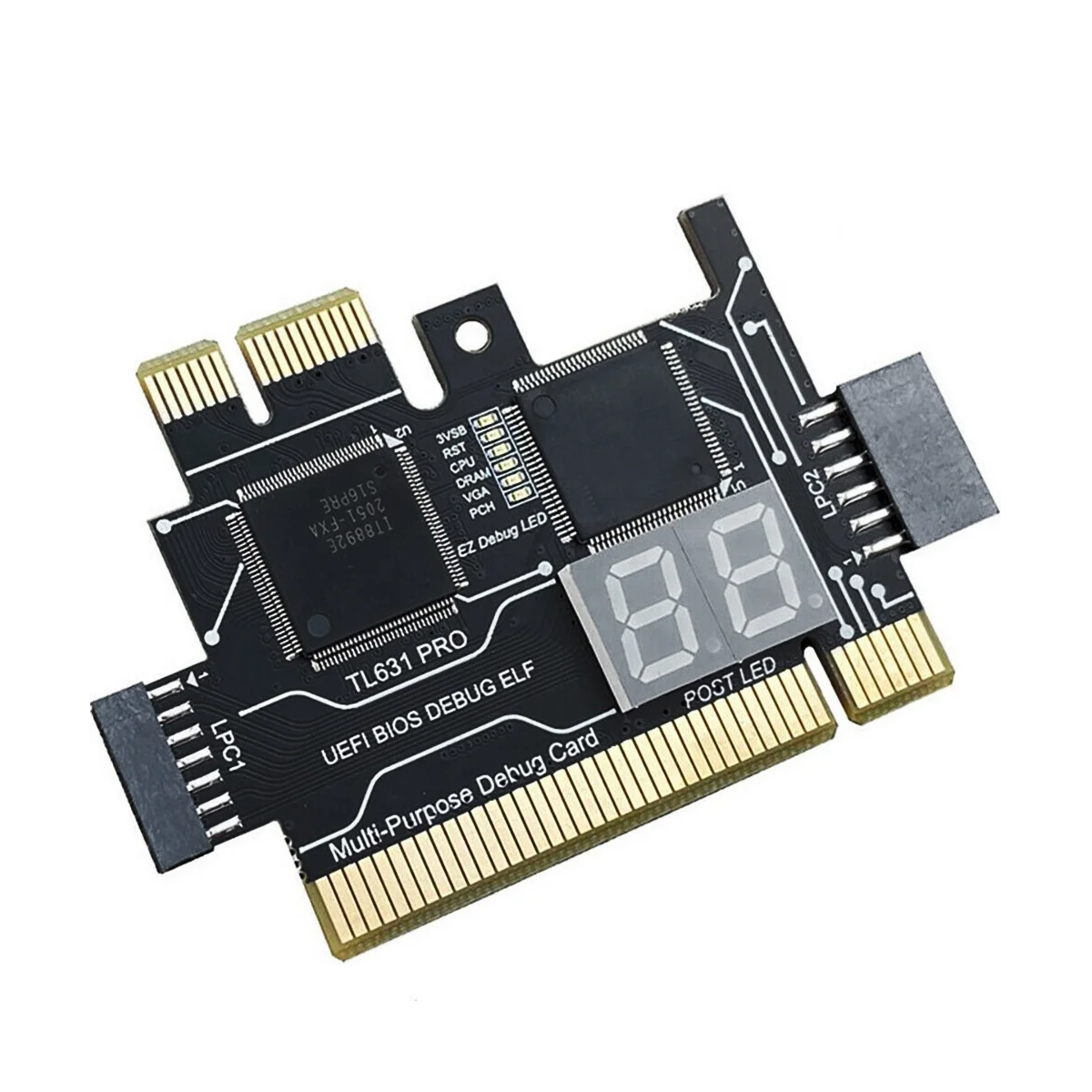 TL631 Pro Diagnostic Card+Expansion Card Diagnostic Card PCI-E Motherboard Multifunction Laptop Diagnostic