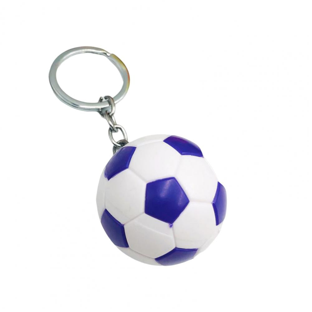 Football Key Chain Three dimensional Football Key Holder Souvenir Gifts Mini Soccer Key Pendant Sports Ornament for