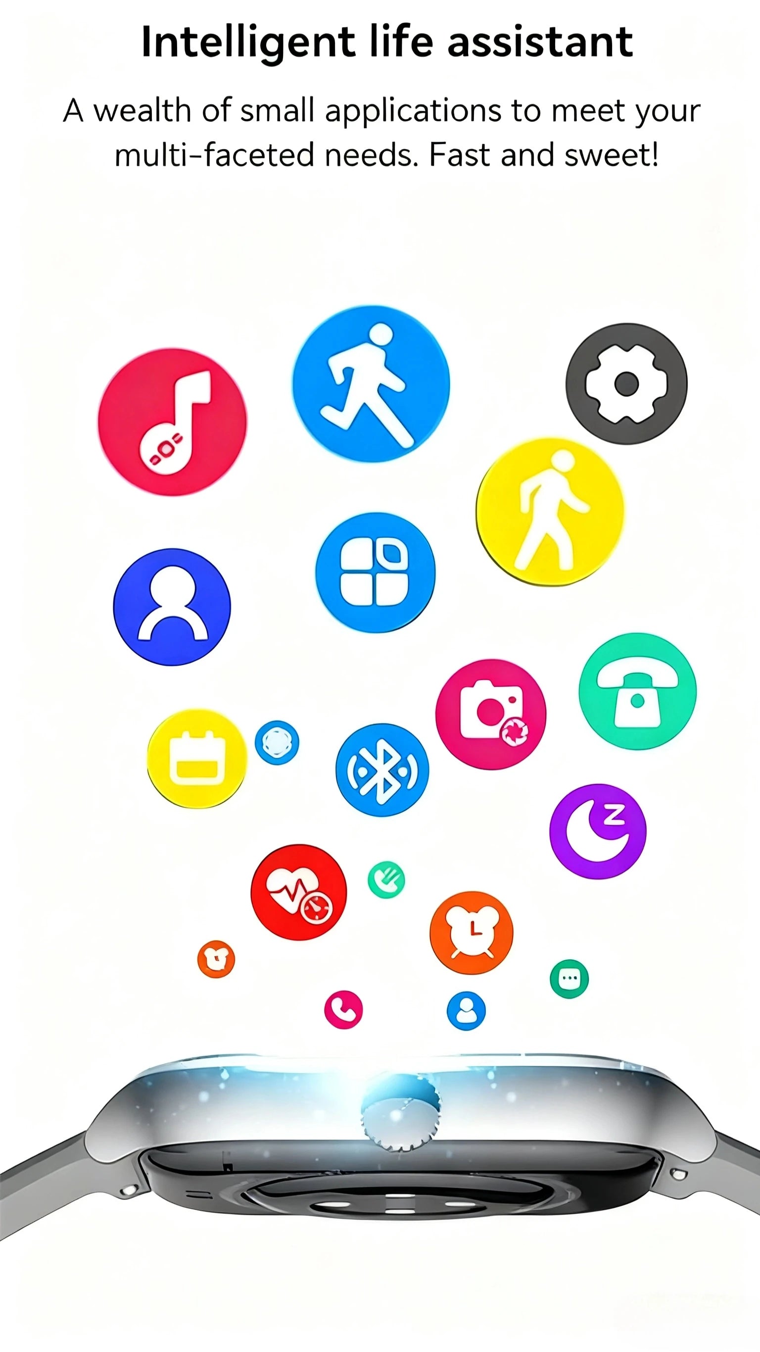 HOMEFISH H9 Intelligent Watch Bluetooth Call Remote Photography Sleep Monitoring Multiple Sports Modes Heart Rate Blood