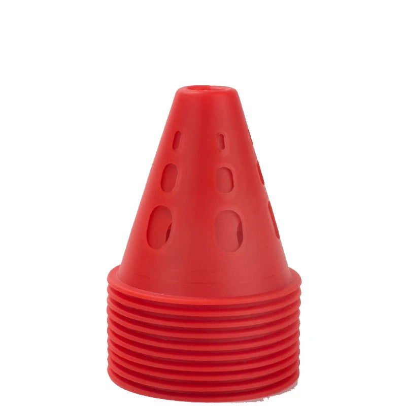 1pcs Marking Training Road Cone Roller Skating Piles Portable Multifunctional Skates Roadblocks Soccer Training Obstacles Props