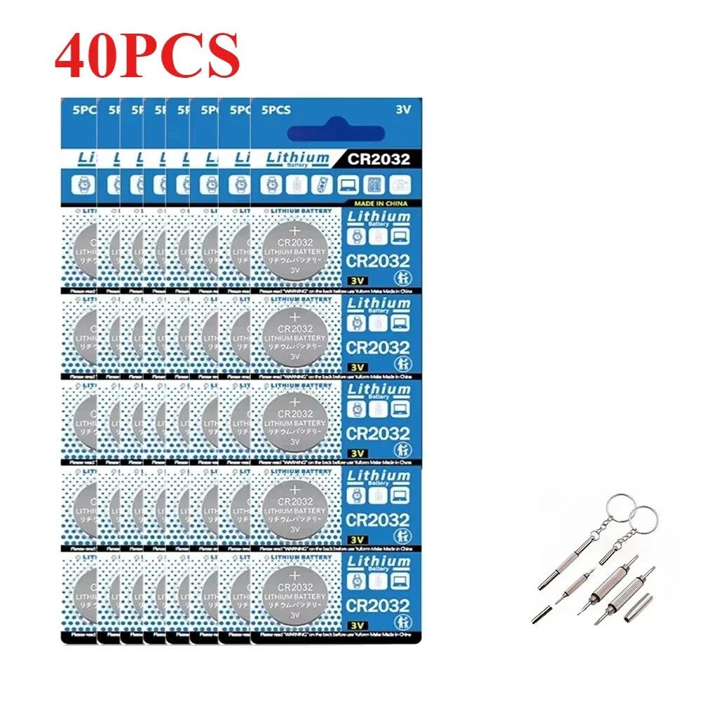 2-50Pcs 200mAh CR2032 2032 DL2032 ECR2032 3V Lithium Battery For Watch Toy Calculator Car Key Remote Control Button Coin Cells