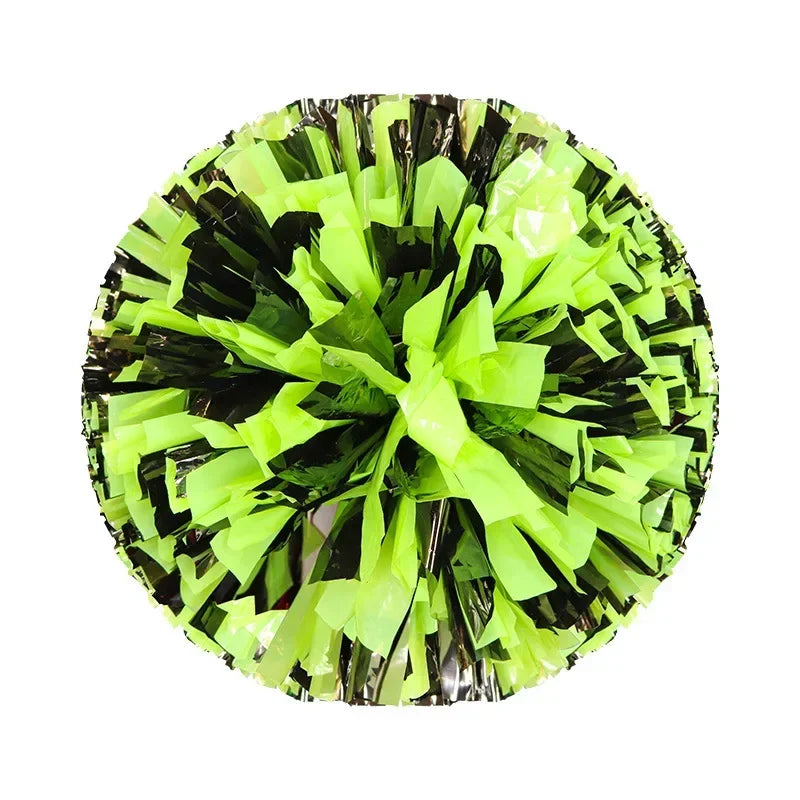 Colorful Cheerleading Pom Poms Girls Kids Finger Cheer Balls Gold Silver Purple Blue Red Green Dance Cheerleading Accessories
