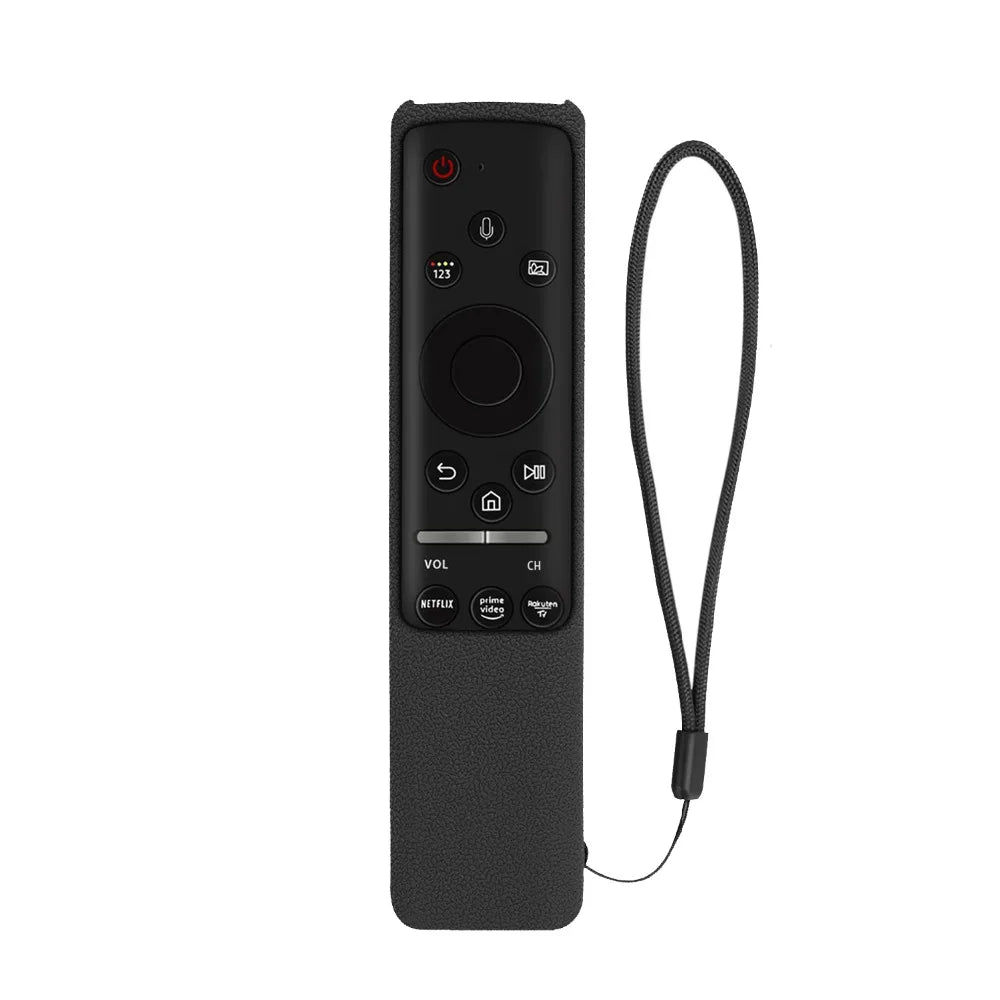 BN59-01312B Silicone Cover Fit for Samsung TV Voice Remote Control Case BN59-01312H BN59-01312F BN59-01312M RMCSPR1B Shockproof