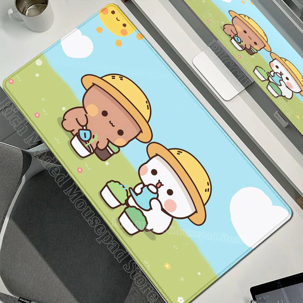 Cartoon Bubu Dudu Cute Deskmat Xxl Gamer Mouse Pad Anime Computer Table Mat Pc Accessories Mousepad Large Mats Office Mause Pads