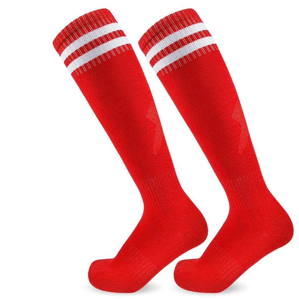 Loogdeel 26-45 Children Adult Football Sports Long Knee Socks Kids Soccer Baseball Adults Legging Stockings Children Sports Sock