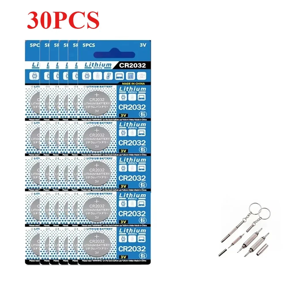 2-50Pcs 200mAh CR2032 2032 DL2032 ECR2032 3V Lithium Battery For Watch Toy Calculator Car Key Remote Control Button Coin Cells