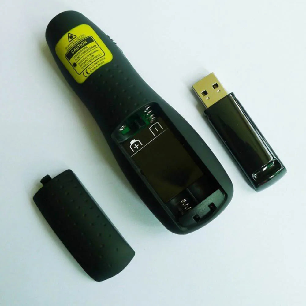 2.4GHz PPT Flip Pen Pointer Wireless USB Powerpoint Presentation Clicker Presenter for Powerpoint Remote Control with Red Light