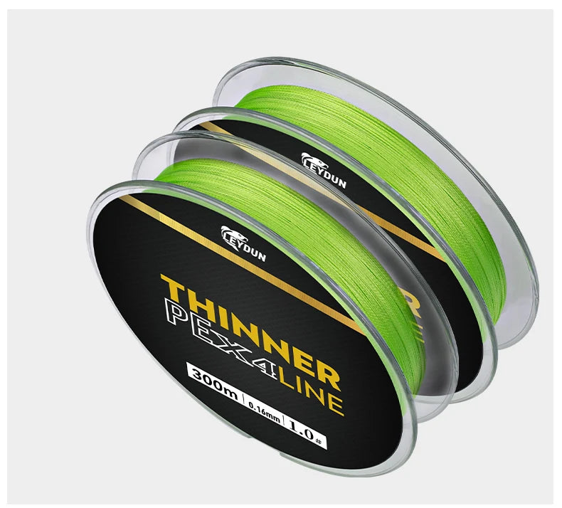 LEYDUN Micro THINNER Fishing Lines 100m 150m 300m 4 Strands Braided PE Japan Monofilament Fishing Line Set Carp Fly Fishing Wire