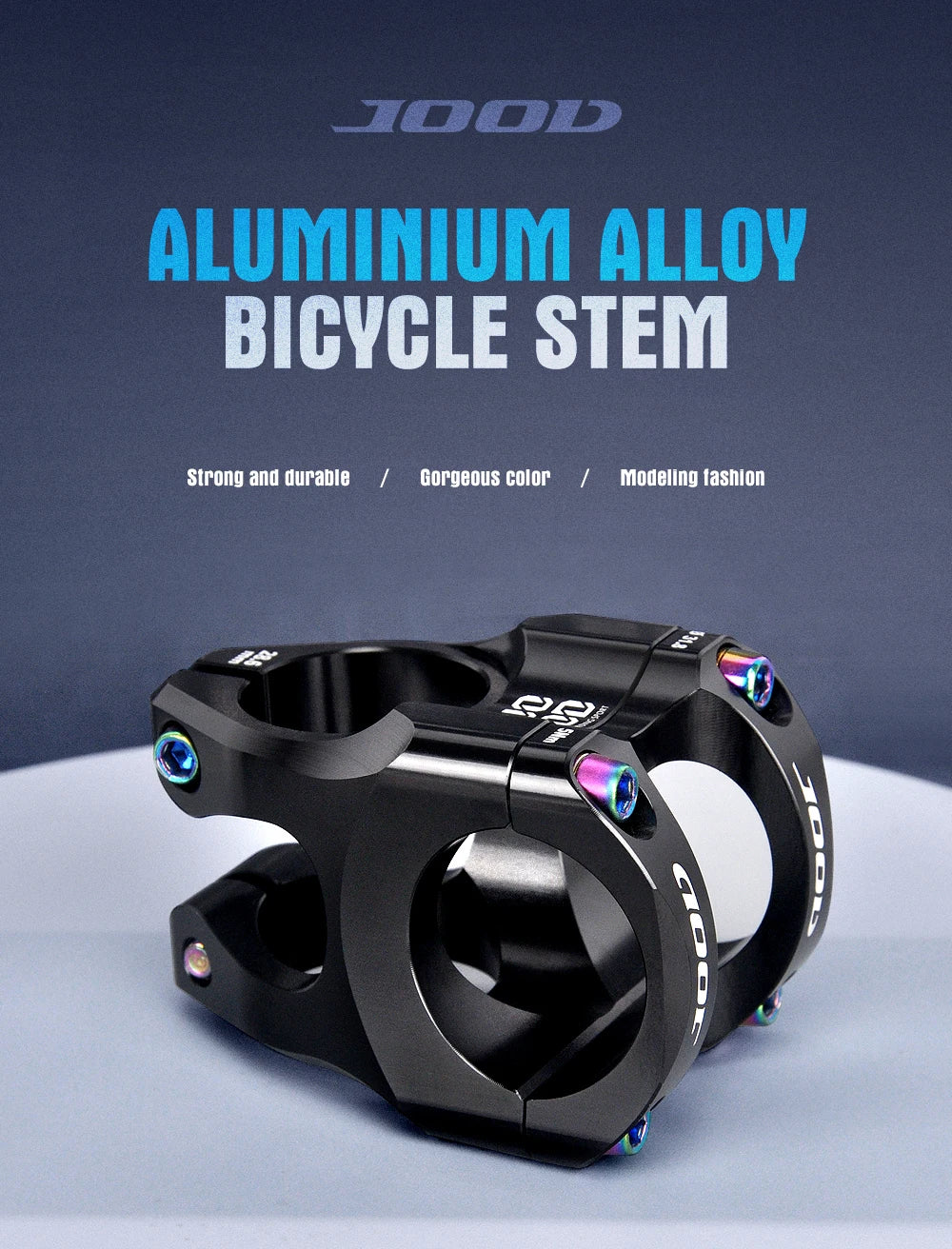 JOOD New CNC Bicycle 35mm Short Stem XT MTB bike stem Bicycle Accessories 31.8mm Stem Riser 28.6 mm Pipe Cycling