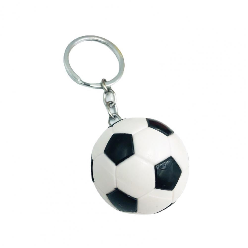 Football Key Chain Three dimensional Football Key Holder Souvenir Gifts Mini Soccer Key Pendant Sports Ornament for