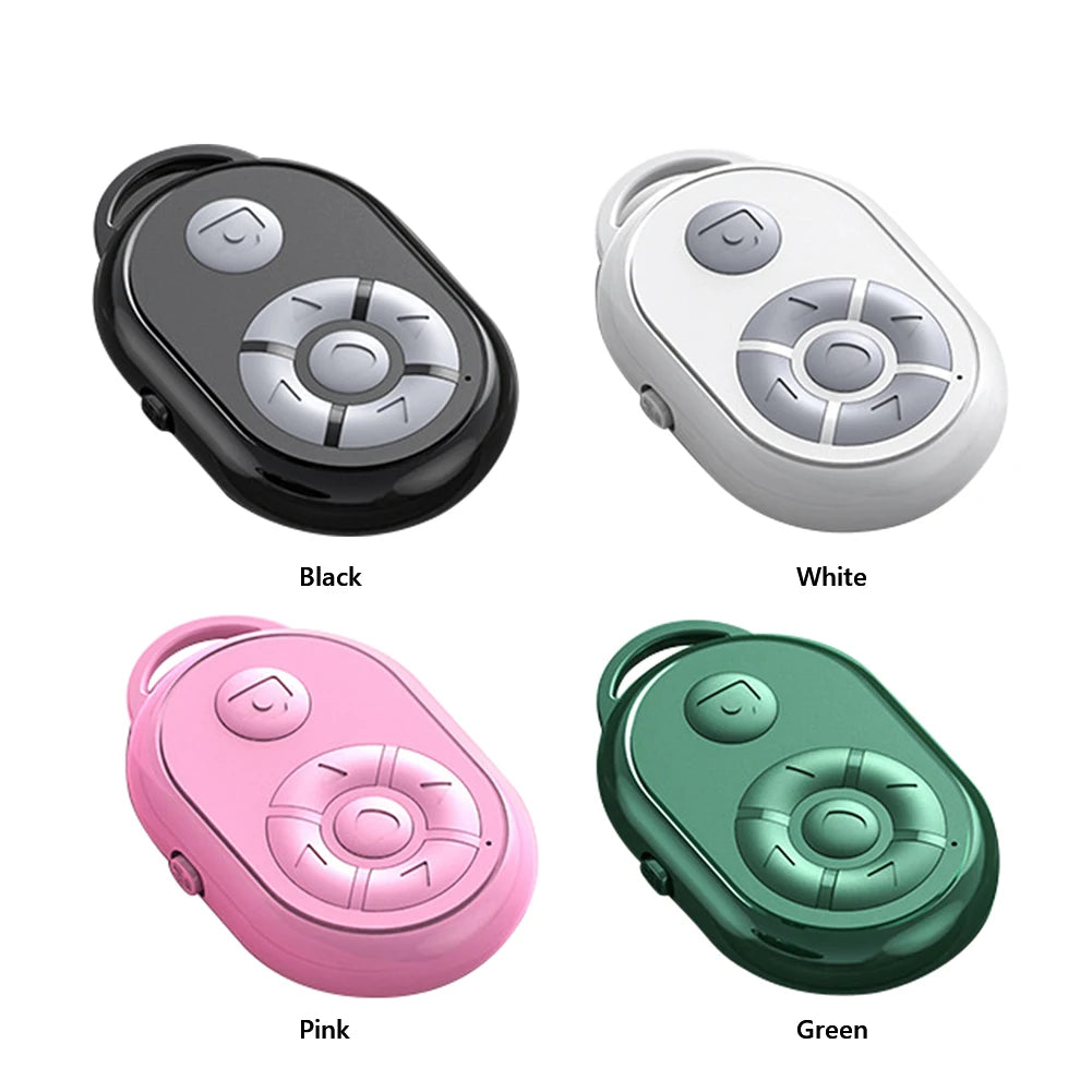 Remote Control Page Turner Bluetooth Smart Phone Screen Auto Clicker for Gaming Live 10m Camera Shutter Video Remote For tiktok