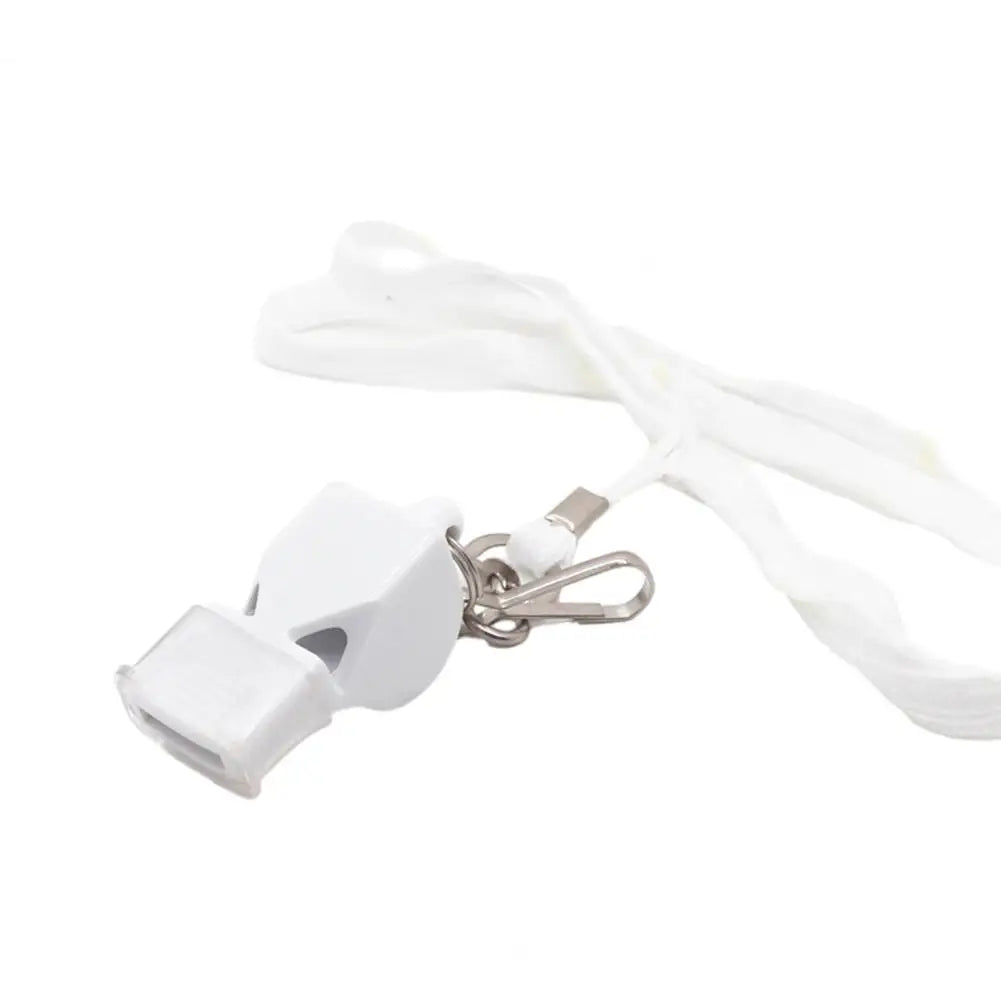 Loud Pea-shaped Whistle 120 Decibel Whistle Professional Sports Whistle Set with Lanyard Mouth Grip for Coaches Referees