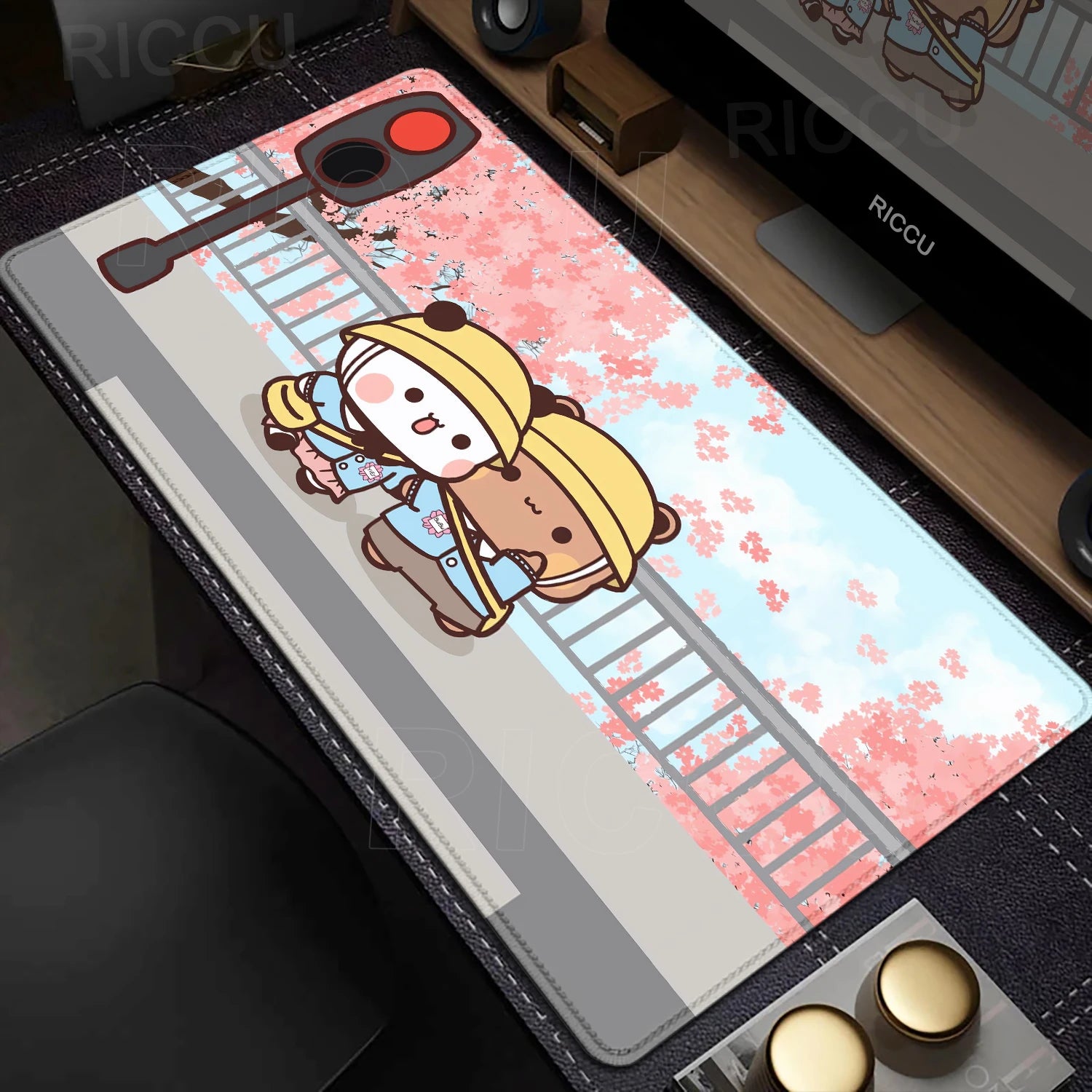 Cartoon Bubu Dudu Cute Deskmat Xxl Gamer Mouse Pad Anime Computer Table Mat Pc Accessories Mousepad Large Mats Office Mause Pads