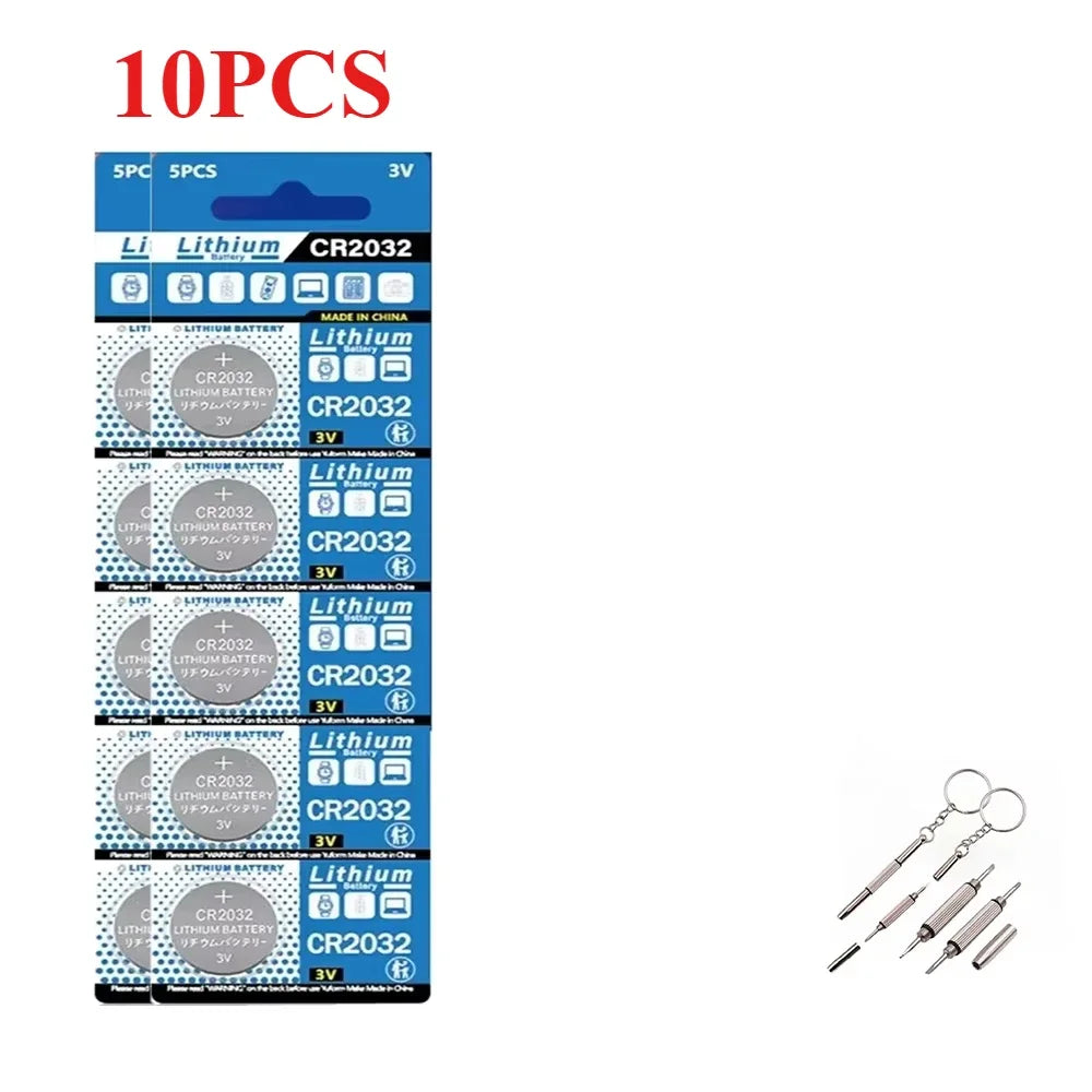 2-50Pcs 200mAh CR2032 2032 DL2032 ECR2032 3V Lithium Battery For Watch Toy Calculator Car Key Remote Control Button Coin Cells
