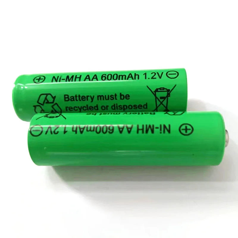 Brand New AA 1.2V Ni-MH Battery 600mAh  Electric Shaver Toy Rechargeable Battery Gaming Machine Flashlight Battery