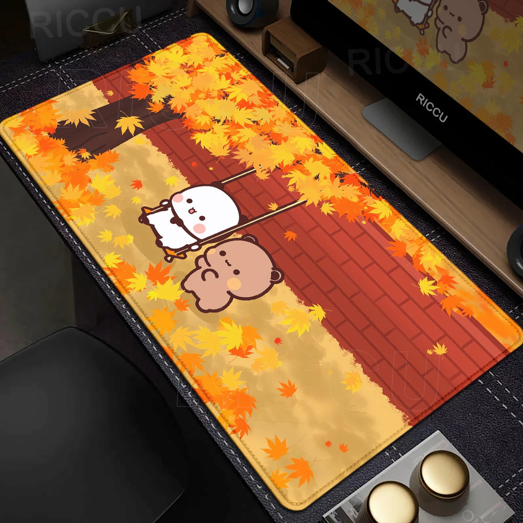 Cartoon Bubu Dudu Cute Deskmat Xxl Gamer Mouse Pad Anime Computer Table Mat Pc Accessories Mousepad Large Mats Office Mause Pads
