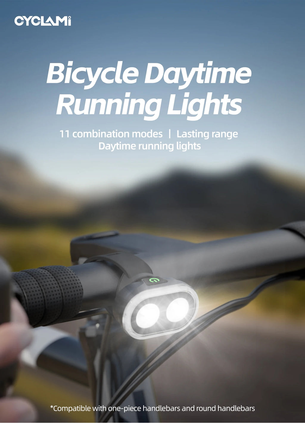 CYCLAMI Bicycle Headlights Front Light  Type-C Charging Waterproof MTB Road Bike Lights Cycling Accessories