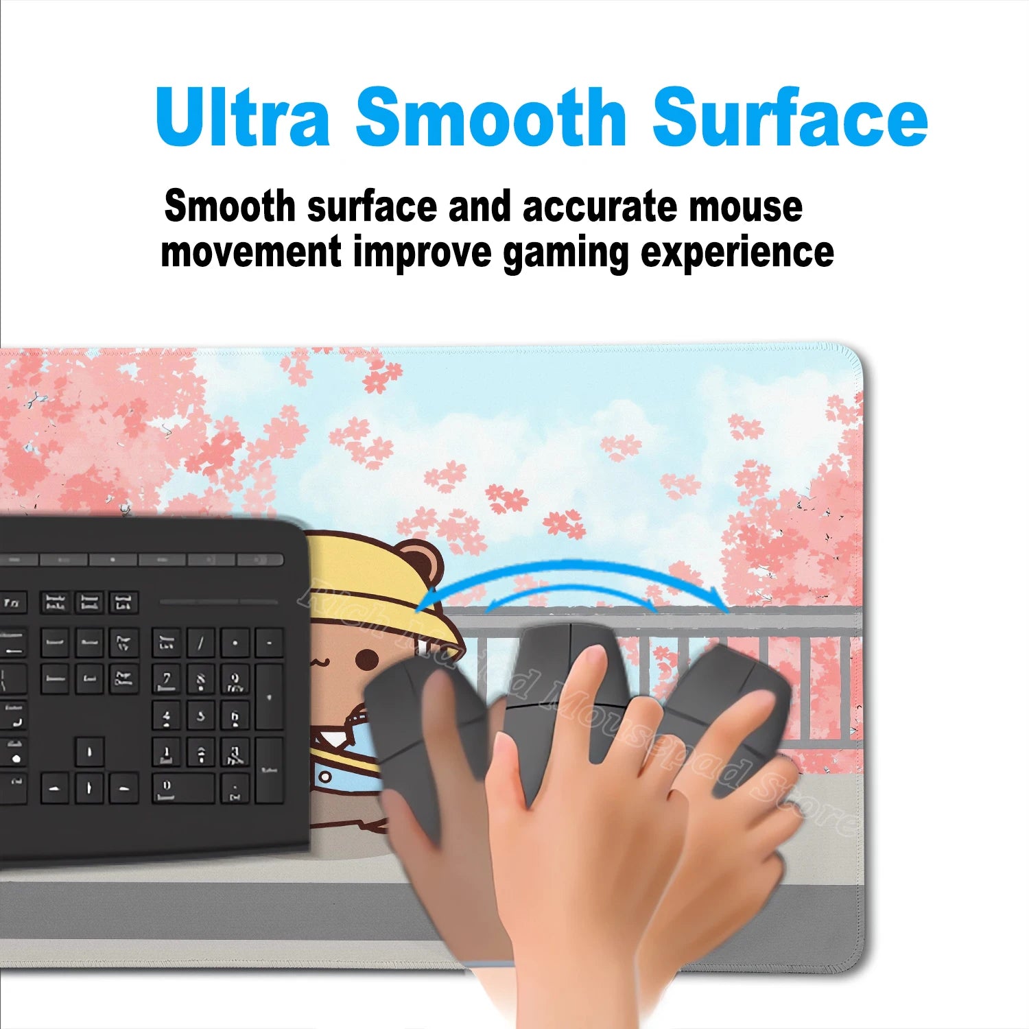 Cartoon Bubu Dudu Cute Deskmat Xxl Gamer Mouse Pad Anime Computer Table Mat Pc Accessories Mousepad Large Mats Office Mause Pads