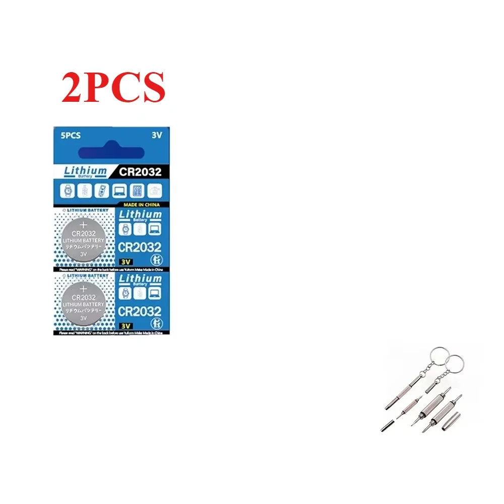 2-50Pcs 200mAh CR2032 2032 DL2032 ECR2032 3V Lithium Battery For Watch Toy Calculator Car Key Remote Control Button Coin Cells