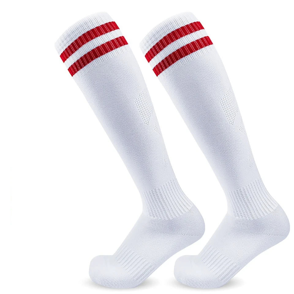 Loogdeel 26-45 Children Adult Football Sports Long Knee Socks Kids Soccer Baseball Adults Legging Stockings Children Sports Sock