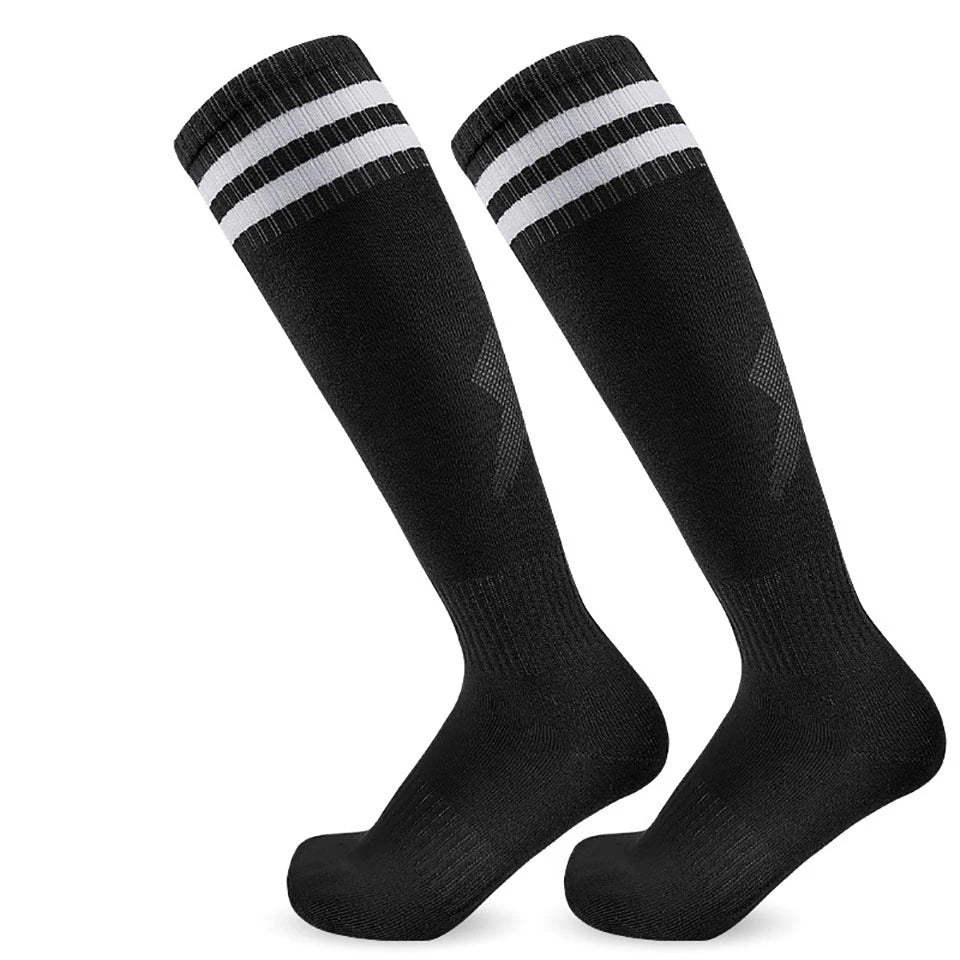 Loogdeel 26-45 Children Adult Football Sports Long Knee Socks Kids Soccer Baseball Adults Legging Stockings Children Sports Sock