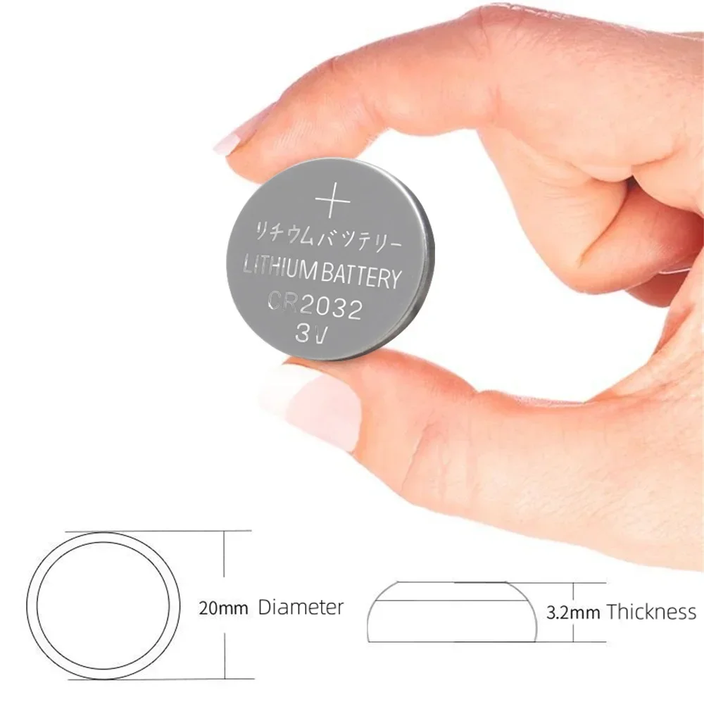 2-50Pcs 200mAh CR2032 2032 DL2032 ECR2032 3V Lithium Battery For Watch Toy Calculator Car Key Remote Control Button Coin Cells