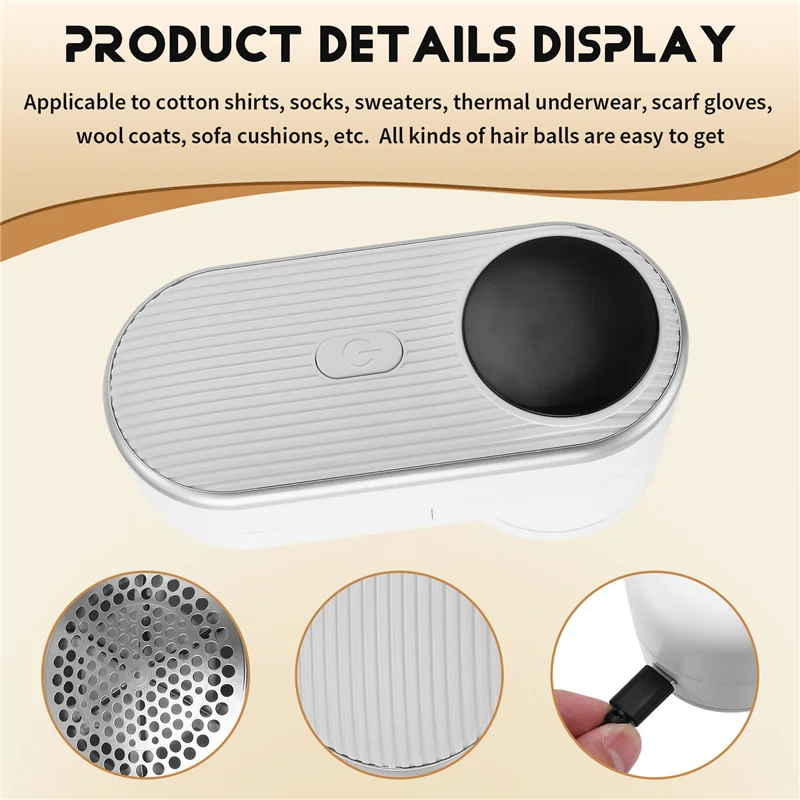 New Portable Family Original Lint Remover Rechargable Cloth Fabric Shaver Fluff Pellet Remove Machine for Clothes Sweater