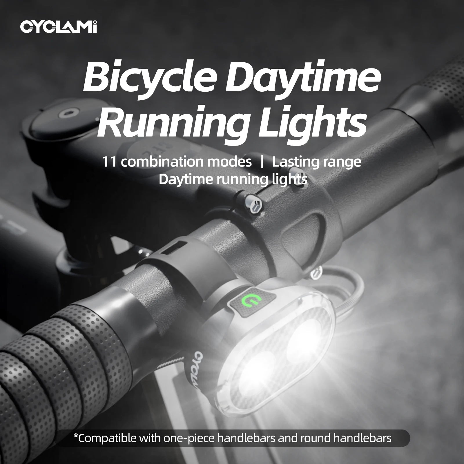 CYCLAMI Bicycle Headlights Front Light  Type-C Charging Waterproof MTB Road Bike Lights Cycling Accessories