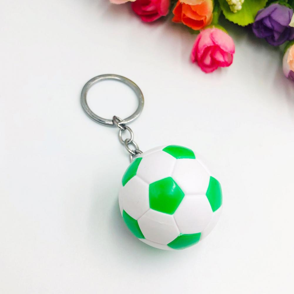 Football Key Chain Three dimensional Football Key Holder Souvenir Gifts Mini Soccer Key Pendant Sports Ornament for