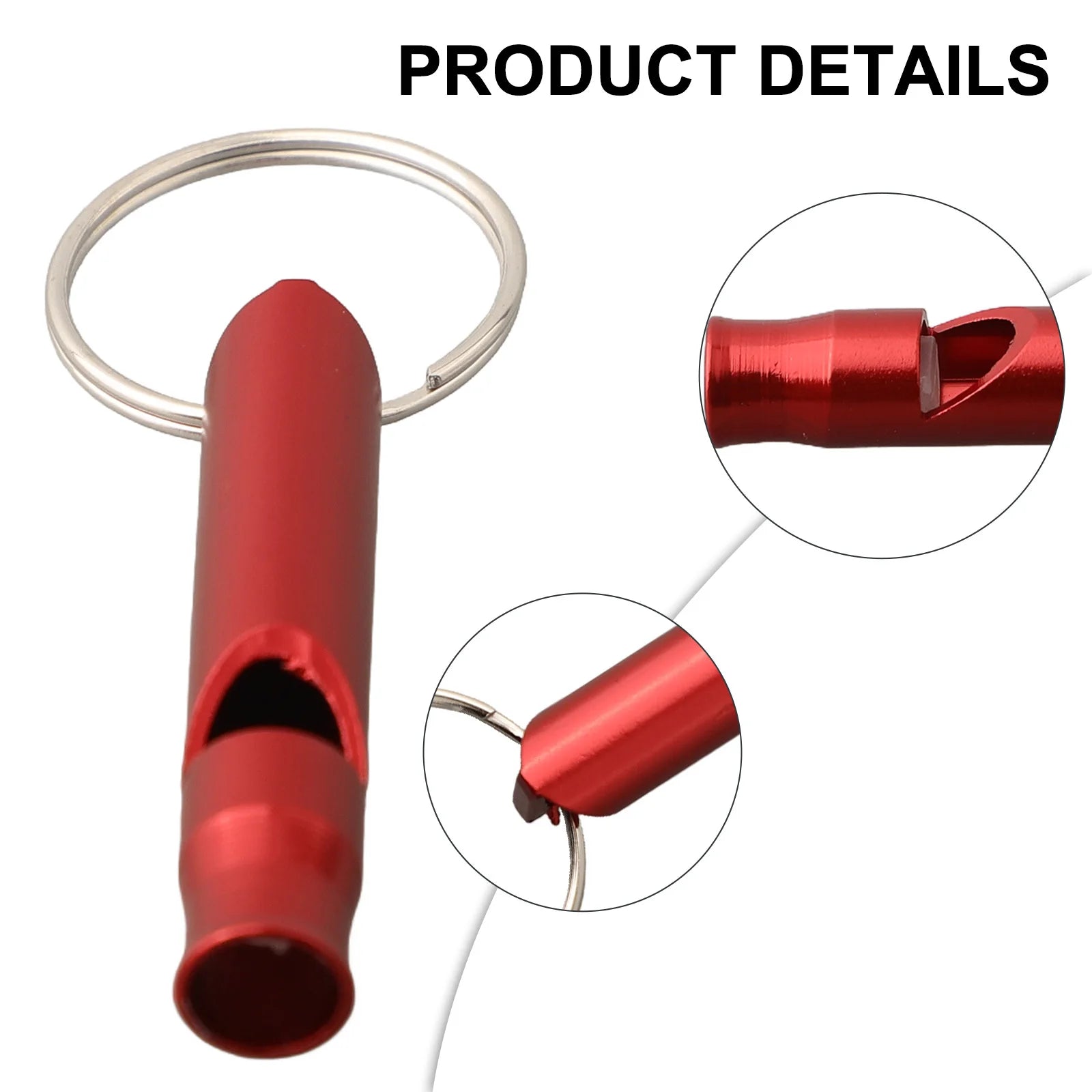 45*8mm Mini Survival Metal Whistle  Distress Pet Training Feeding Helper Outdoor Training Whistle Dogs Repeller Pet Training