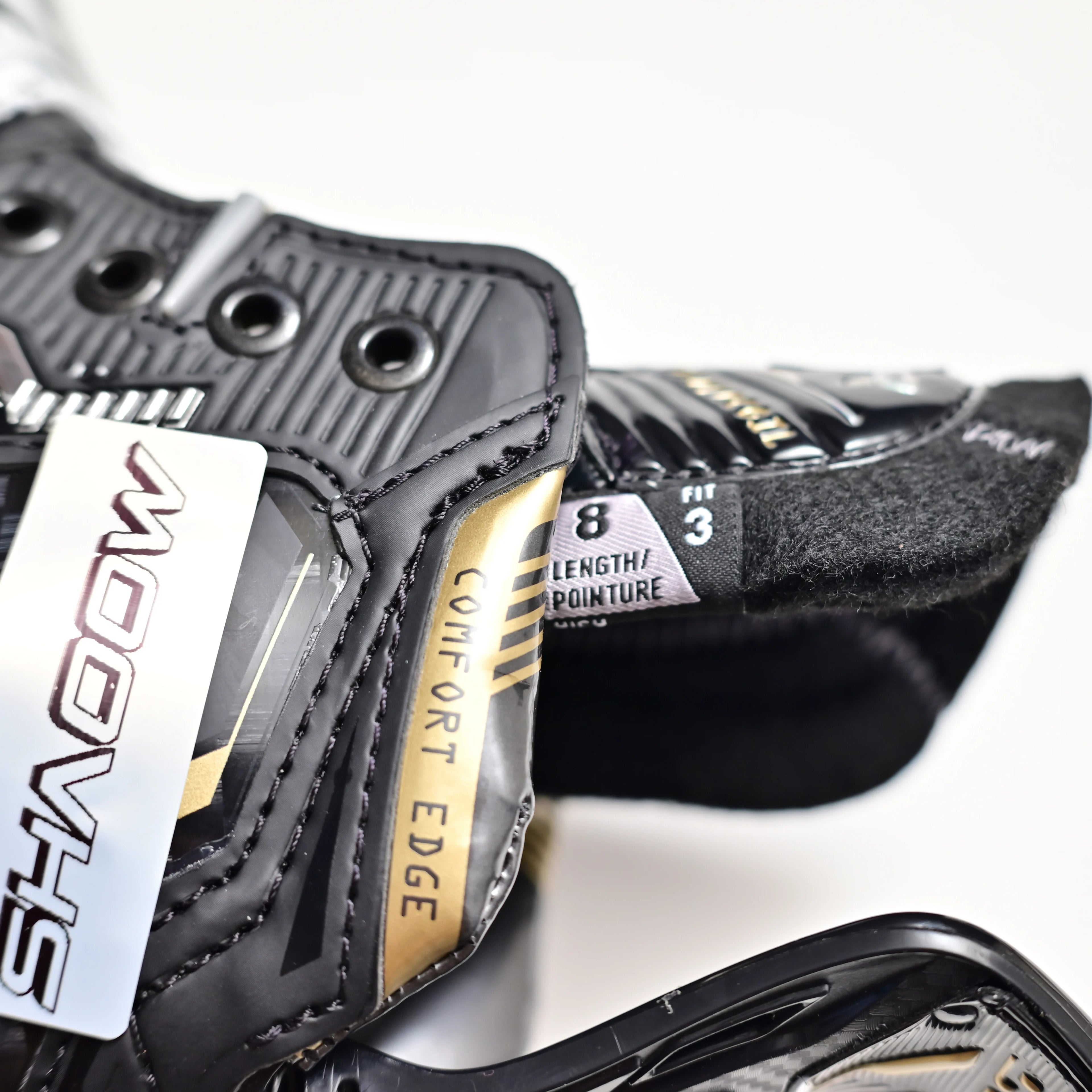 [Gold Skate]Carbon Fiber Composite Steel Blade, Real Ice Hockey, Customizable Performance, Fit Light