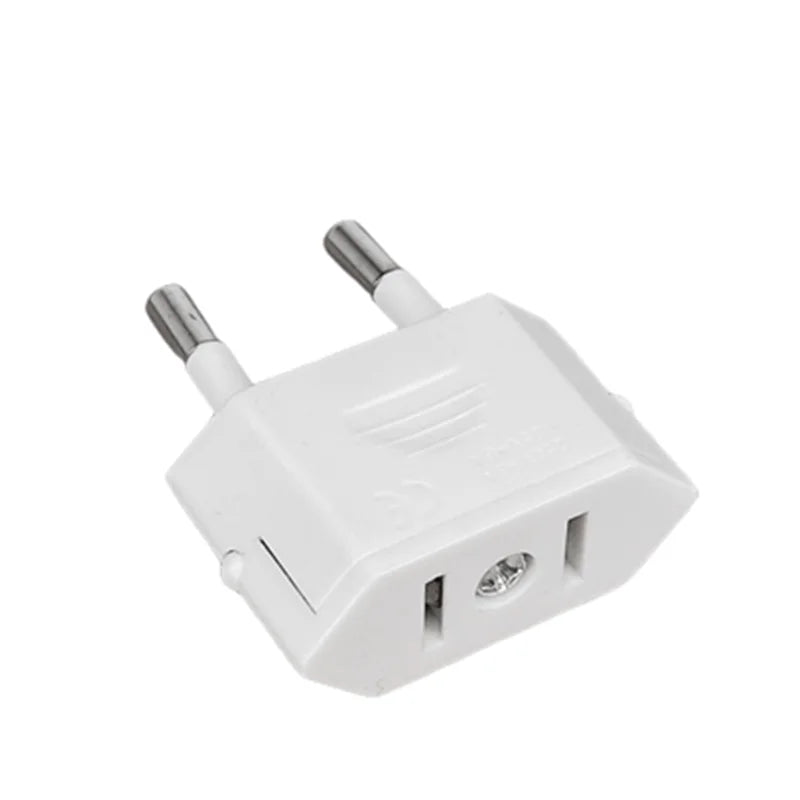 1pcs US/EU American Socket Adapter 2pin 4.0mm European EU To US plug Power adapter Converter Electrical Socket  Outle