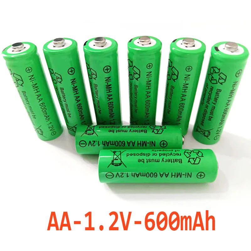 Brand New AA 1.2V Ni-MH Battery 600mAh  Electric Shaver Toy Rechargeable Battery Gaming Machine Flashlight Battery