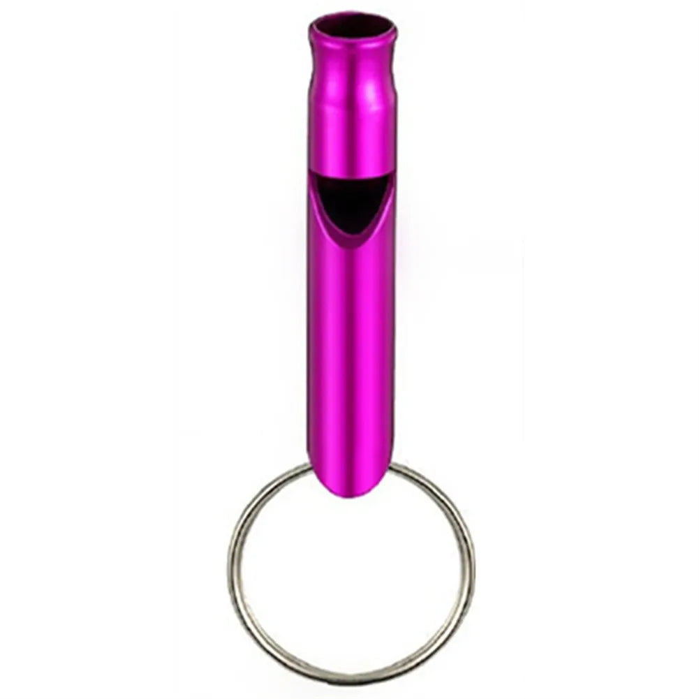 45*8mm Mini Survival Metal Whistle  Distress Pet Training Feeding Helper Outdoor Training Whistle Dogs Repeller Pet Training