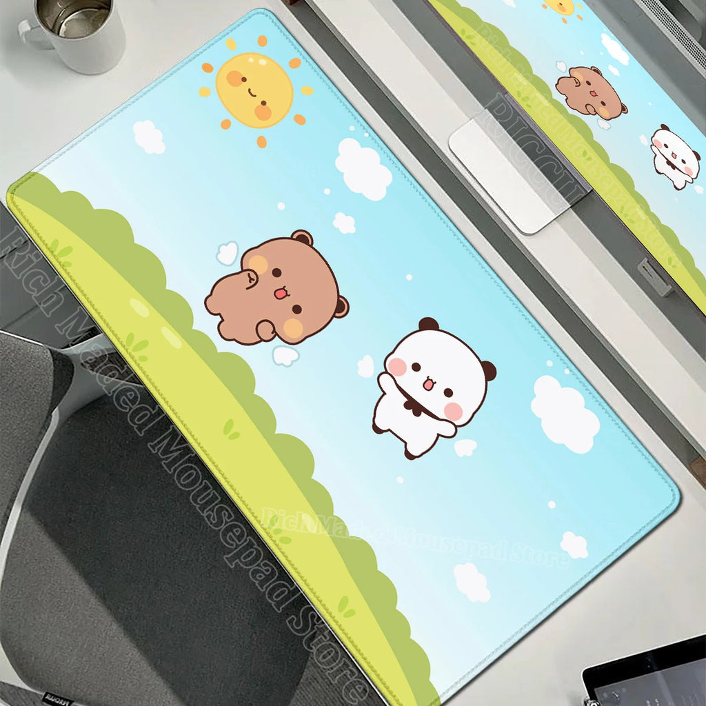 Cartoon Bubu Dudu Cute Deskmat Xxl Gamer Mouse Pad Anime Computer Table Mat Pc Accessories Mousepad Large Mats Office Mause Pads